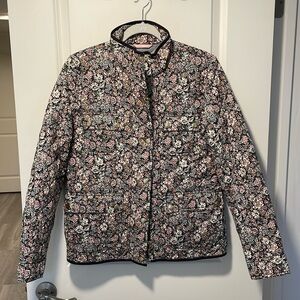 J.Crew Quilted jacket made with Liberty Fabric